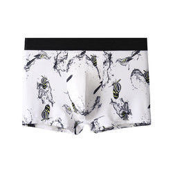 Ice Silk Mens Seamfree Boxers Cartoon Pattern Breathable Underwear Panties
