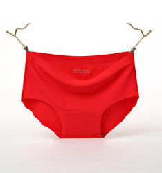 Crocheted Seamless Underwear Fat Ruffled Plus Size Female Underwear