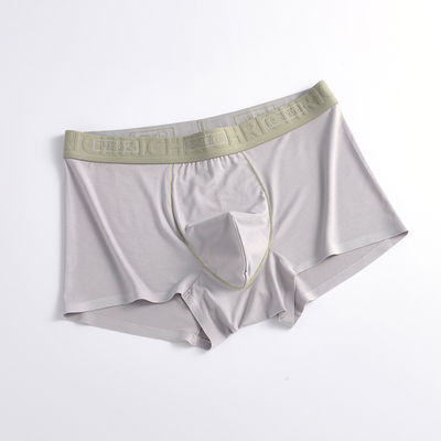 Modal Breathable Mid Waist Boxer Briefs Comfortable U Convex Men'S Underwear
