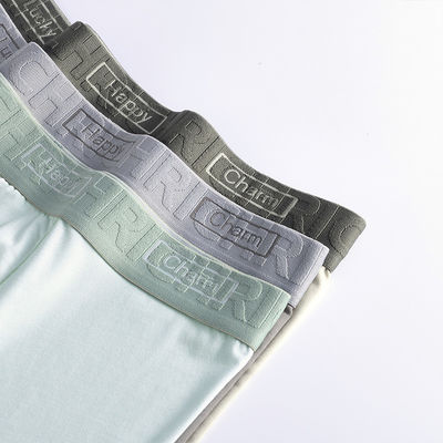 Modal Breathable Mid Waist Boxer Briefs Comfortable U Convex Men'S Underwear