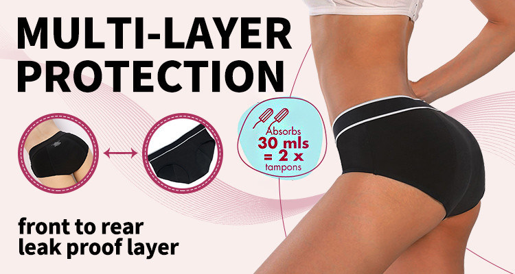Young girls Yoga  Period  Panties No Tighten Menstrual Skinny Tummy Control Underwear
